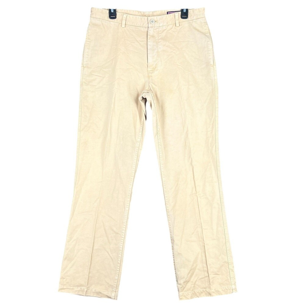 Vineyard Vines Club‎ Pant Mens 34x32 Khaki Chino Classic Preppy Modern Essential
